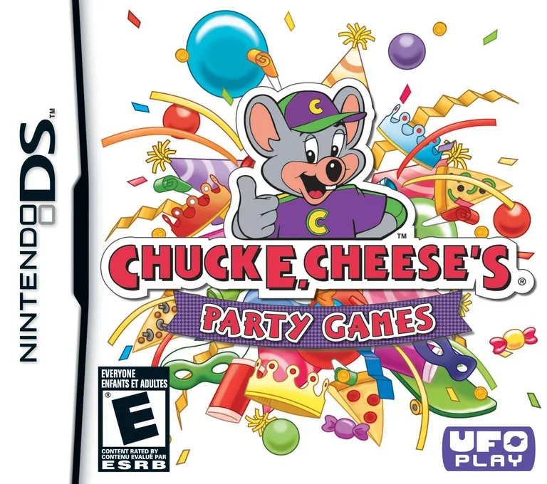 Chuck E. Cheese Party Games (DS) Box Art & Cover