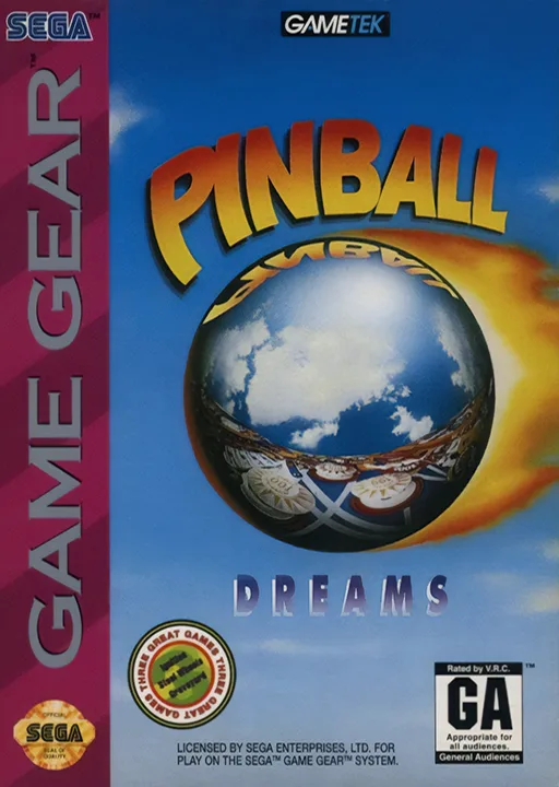 Pinball Dreams (GAME GEAR) Box Art & Cover