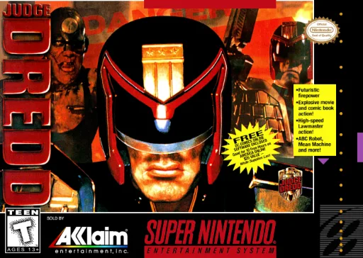 Judge Dredd (SNES) Box Art & Cover