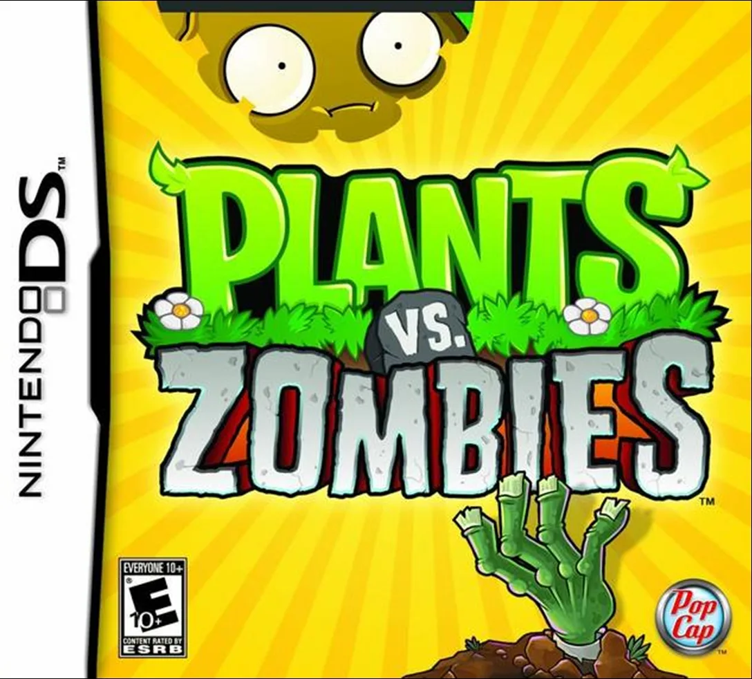 Plants vs. Zombies (DS) Box Art & Cover