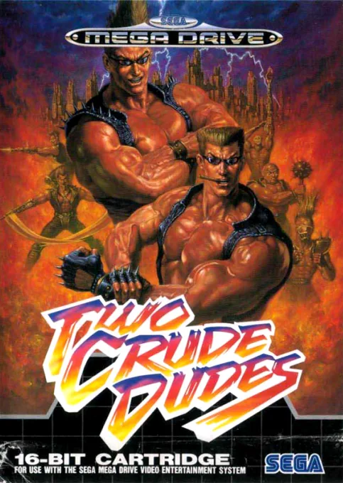 Two Crude Dudes (MD) Box Art & Cover
