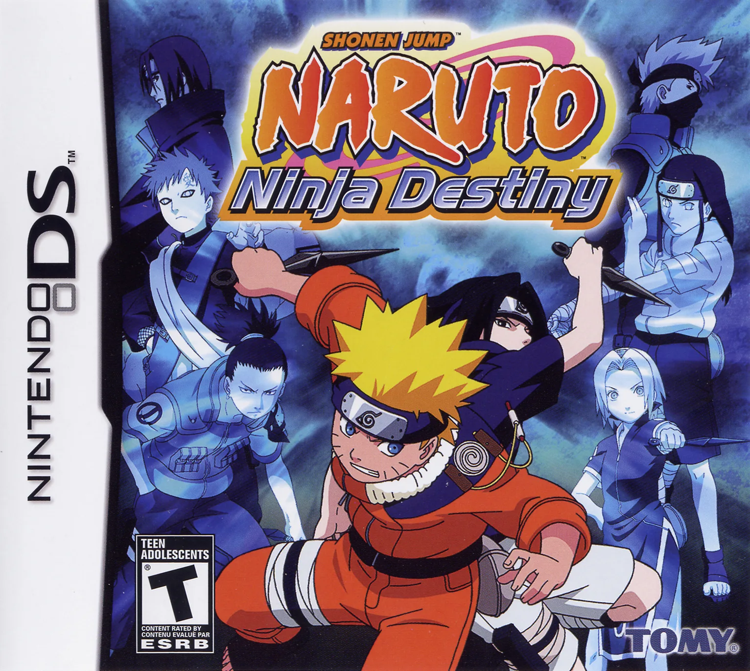 Naruto: Shinobi Chronicles (DS) Box Art & Cover