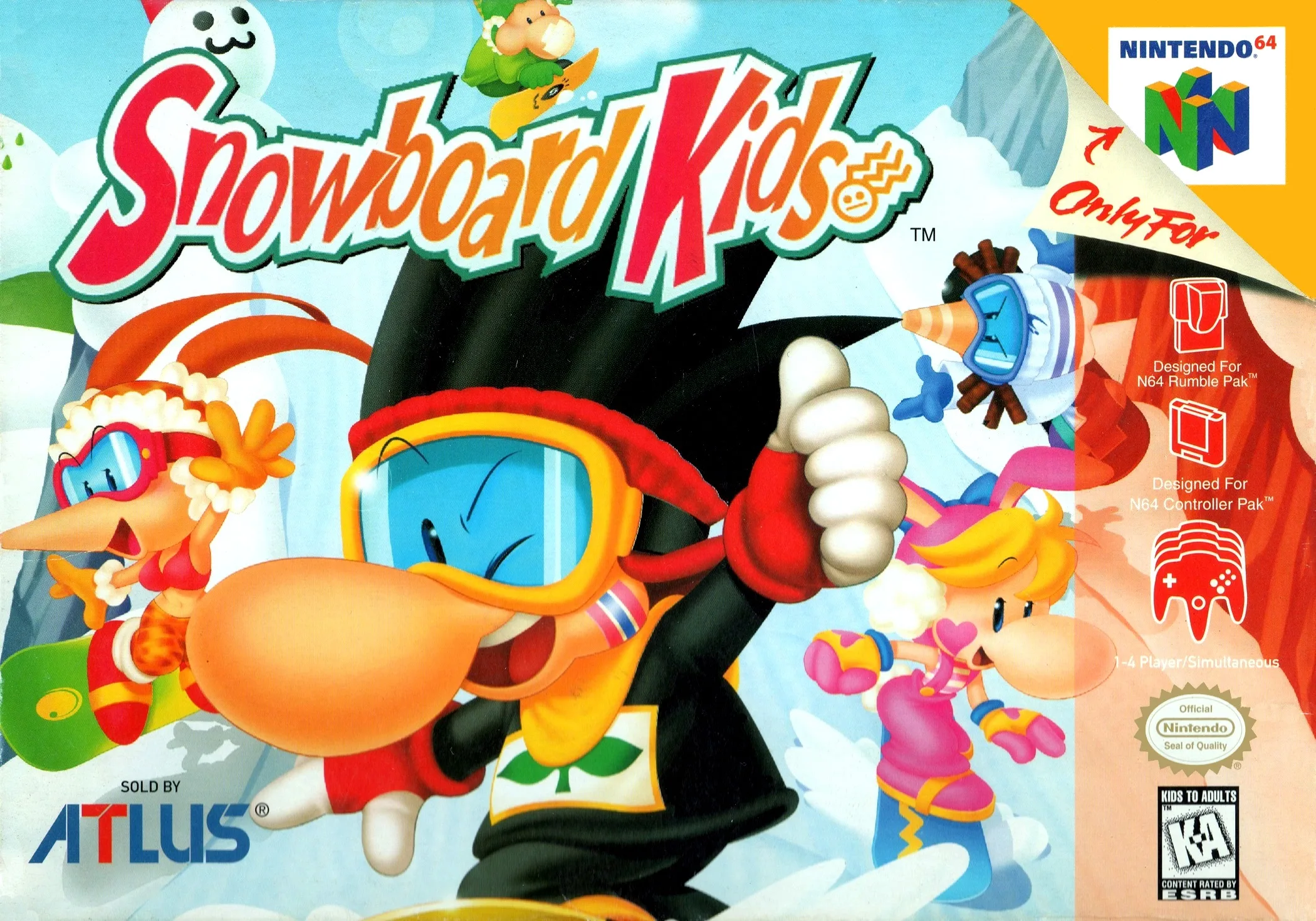 Snowboard King (N64) Box Art & Cover