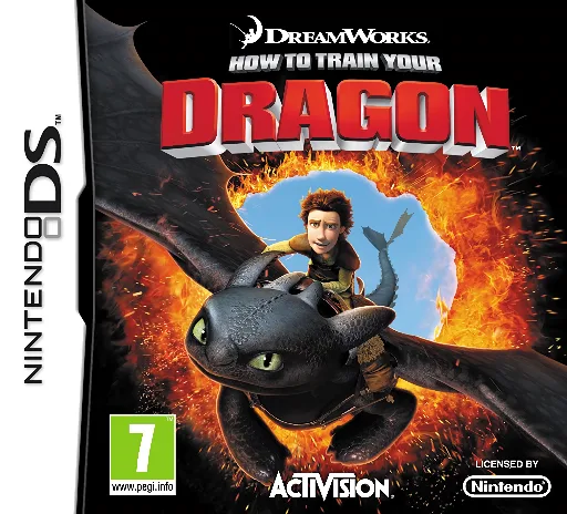 How to Train Your Dragon (DS) Box Art & Cover