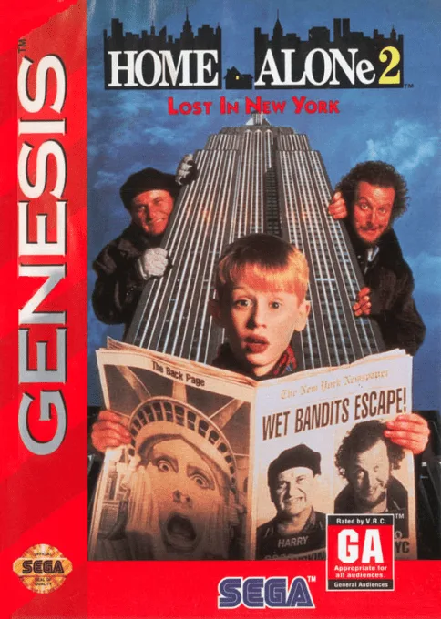 Home Alone 2 - Lost in New York (MD) Box Art & Cover