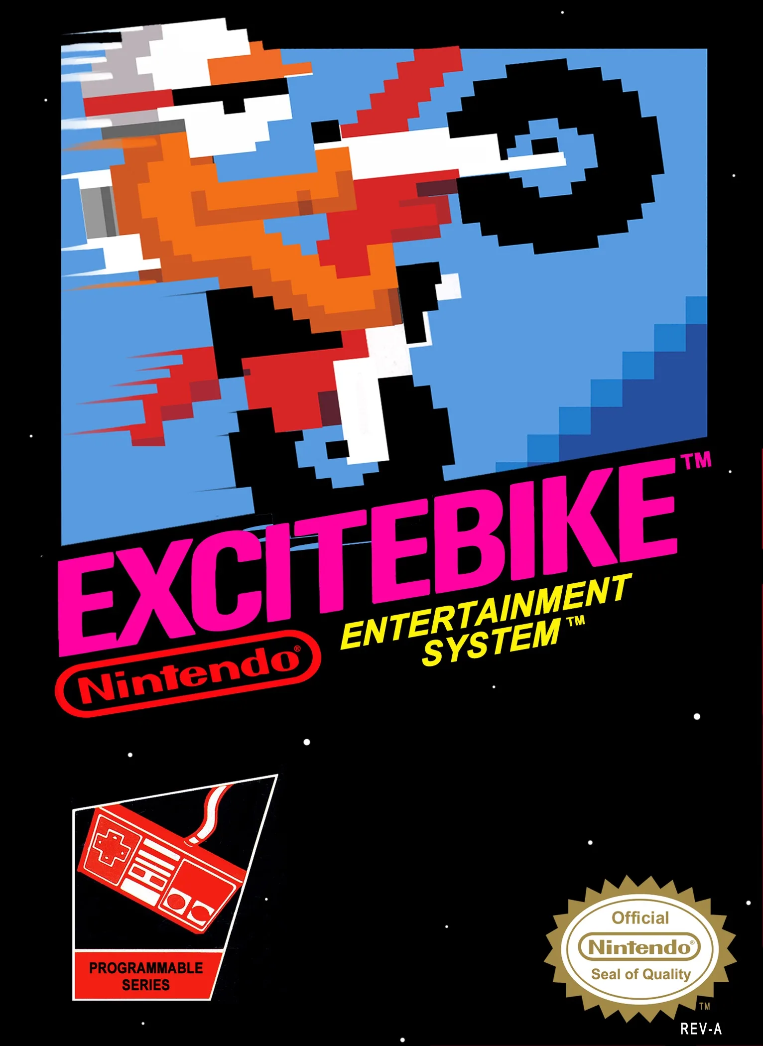 Exciting Automatic Two-Wheeler (NES) Box Art & Cover