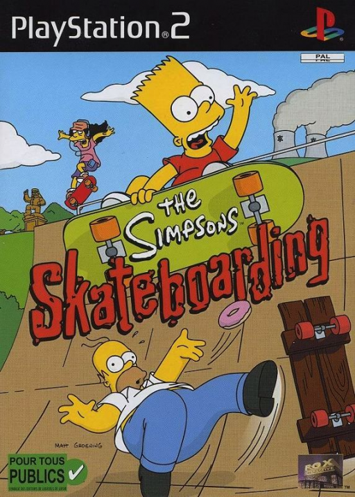 The Simpsons: Hit & Run (PS2) Box Art & Cover