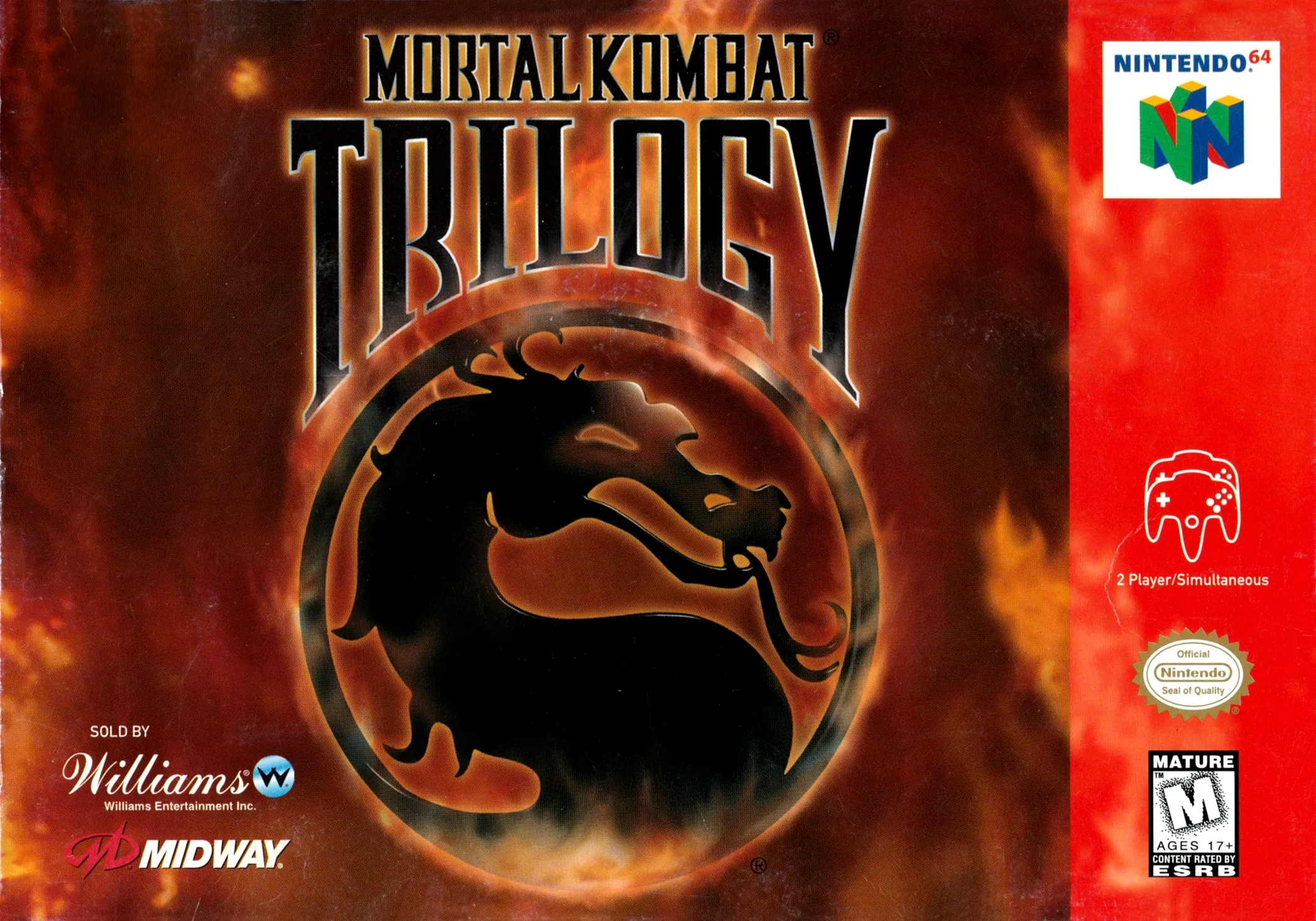 Mortal Kombat 3 (N64) Box Art & Cover