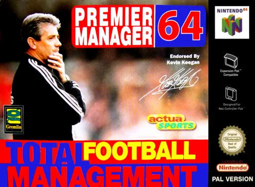 Football Manager 64 (N64) Box Art & Cover