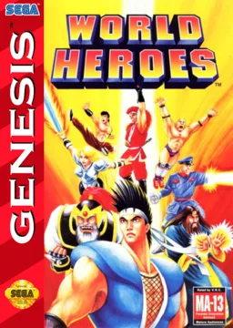 World Heroes (MD) Box Art & Cover