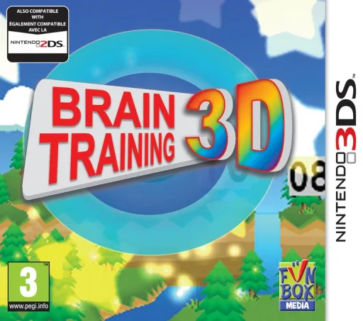 Brain Training 3D (3DS) Box Art & Cover