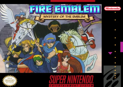 파이어 엠블렘 문장의 수수께끼 (SNES) Box Art & Cover