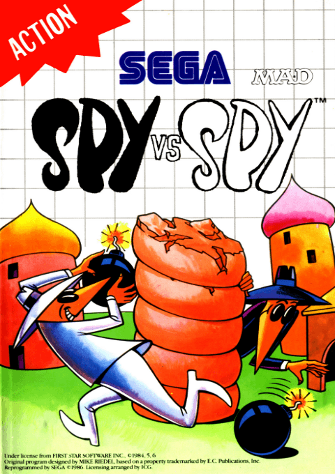 Spy Vs. Spy (SMS) Box Art & Cover