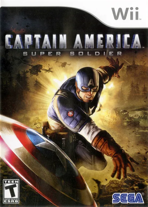 Captain America: Super Soldier (WII) Box Art & Cover
