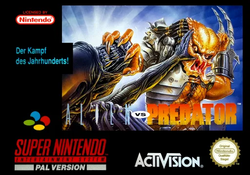 Alien vs Predator (SNES) Box Art & Cover
