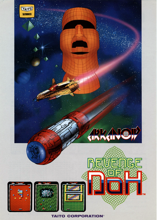 Arkanoid - Revenge of DOH (World) (ARCADE) Box Art & Cover