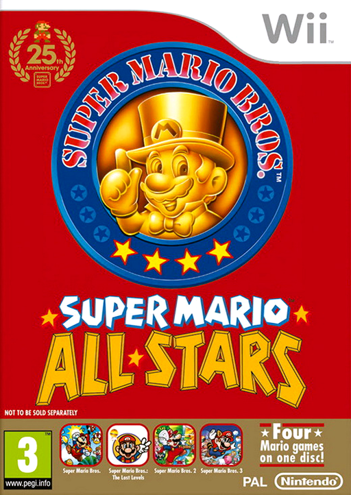 Super Mario All-Stars (WII) Box Art & Cover