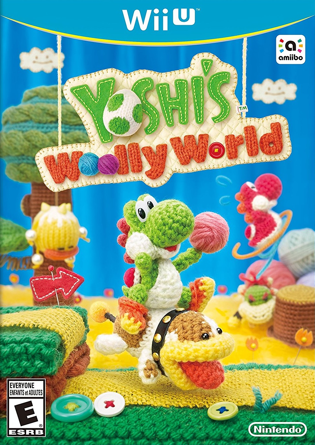 Yoshi's Woolly World (WIIU) Box Art & Cover
