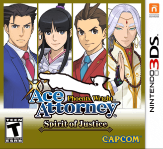 Phoenix Wright: Ace Attorney — Spirit of Justice (3DS) Box Art & Cover