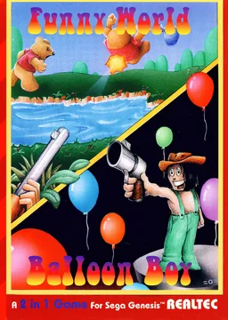 Funny World & Balloon Boy (MD) Box Art & Cover