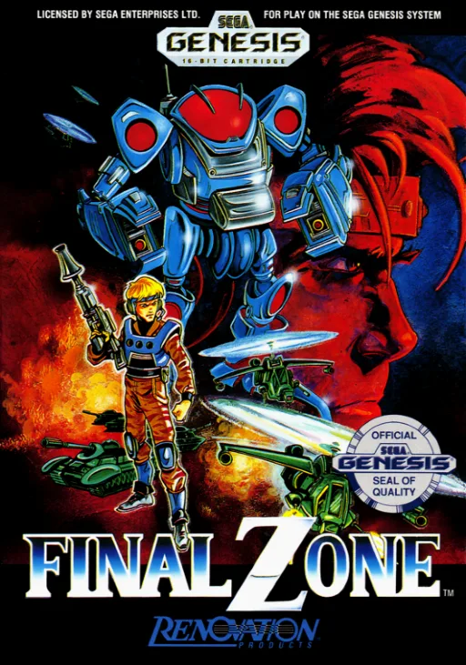 FZ Senki Axis ~ Final Zone (MD) Box Art & Cover