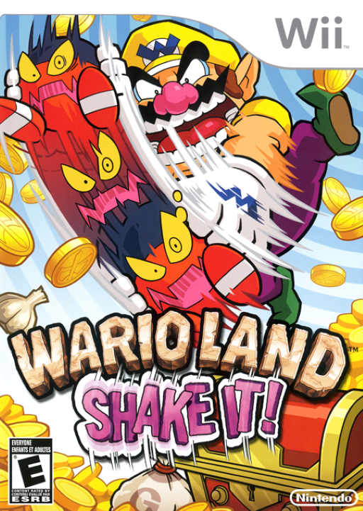 Wario Land: Shake It! (WII) Box Art & Cover