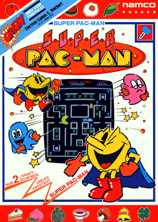 Super Pac-Man (ARCADE) Box Art & Cover