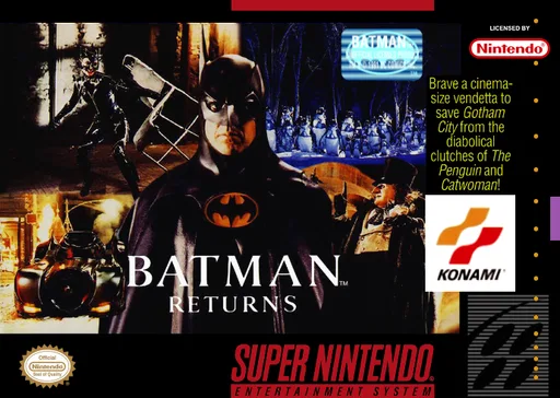 Batman Returns (SNES) Box Art & Cover