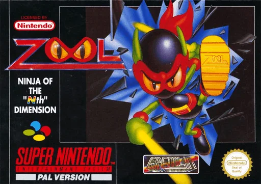 Zool (SNES) Box Art & Cover