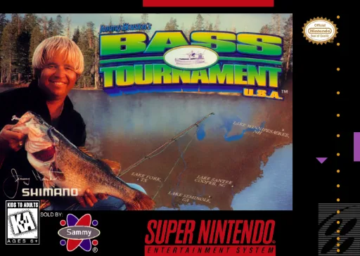 Jimmy Houston's Bass Tournament U.S.A. (SNES) Box Art & Cover