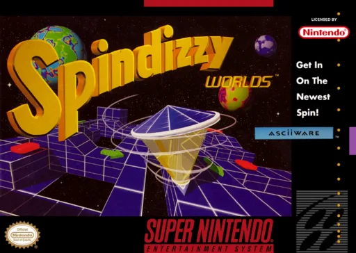 Spindizzy Worlds (SNES) Box Art & Cover