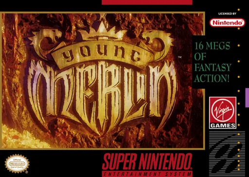 Young Merlin (SNES) Box Art & Cover