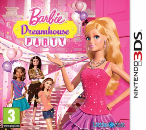 Barbie Dreamhouse Party (3DS) Box Art & Cover