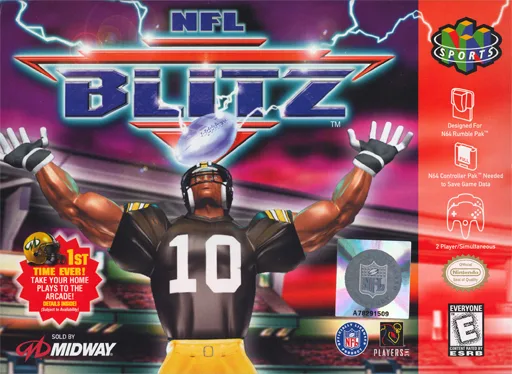 American Football Blitzkrieg (N64) Box Art & Cover