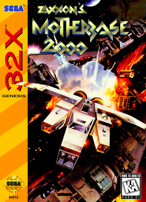Zaxxon's Motherbase 2000 (32X) Box Art & Cover