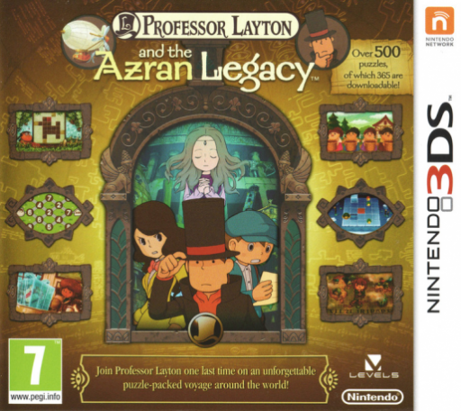 Professor Layton and the Azran Legacy (3DS) Box Art & Cover