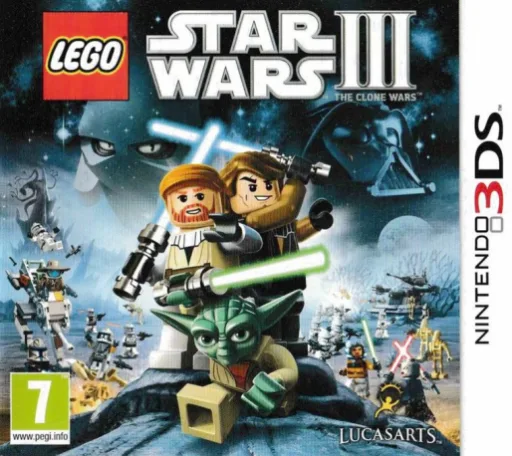 LEGO Star Wars III - The Clone Wars (3DS) Box Art & Cover