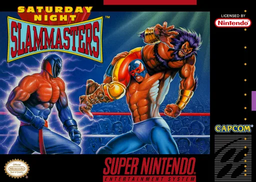 Saturday Night Slam Masters (SNES) Box Art & Cover