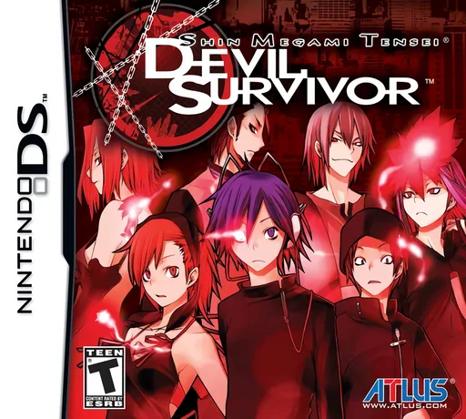 Shin Megami Tensei: Devil Survivor (US)(OneUp) (DS) Box Art & Cover