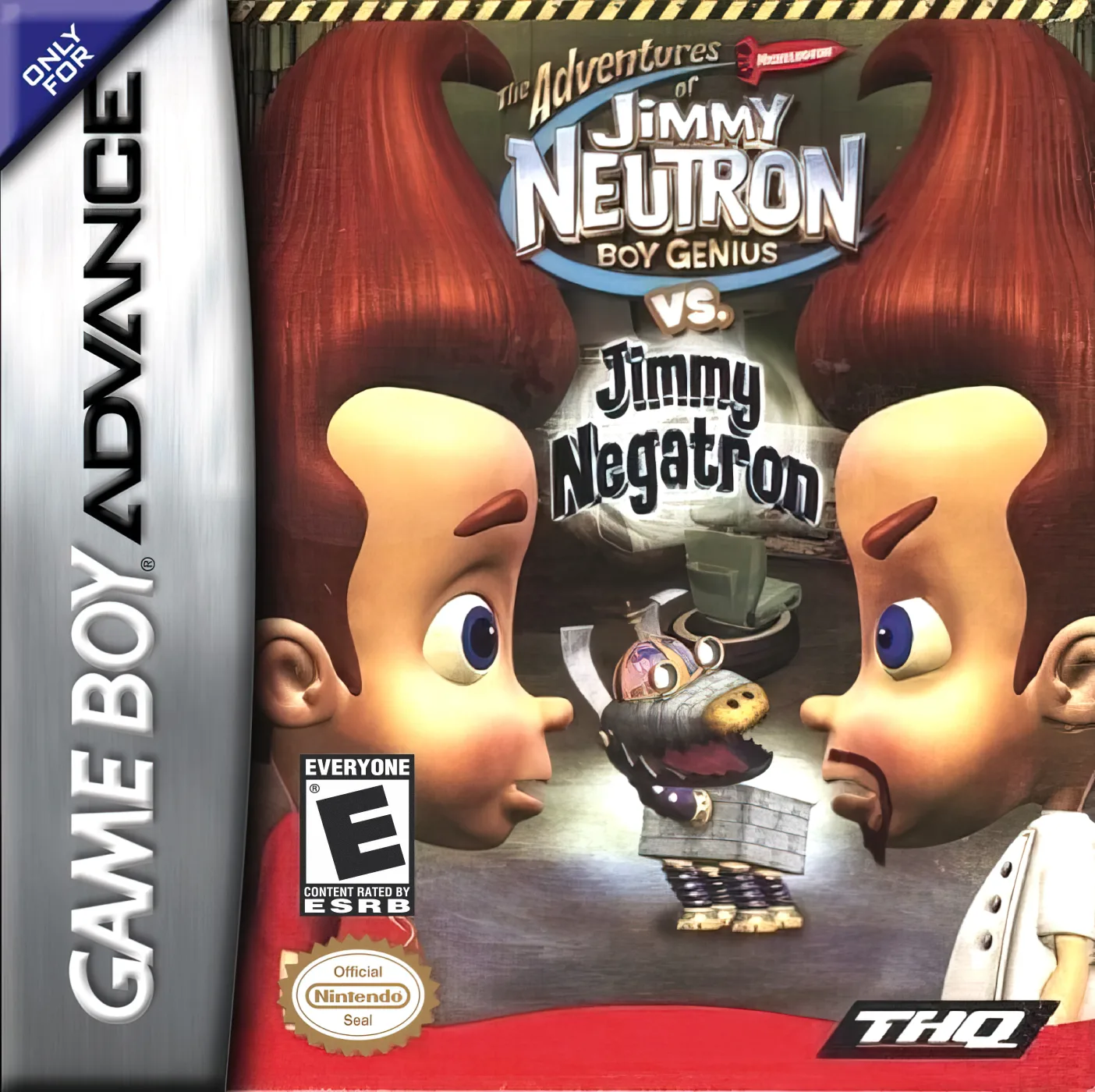 Jimmy Neutron vs. Jimmy Negatron (GBA) Box Art & Cover