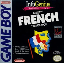 InfoGenius Productivity Pak - Berlitz French Translator (GB) Box Art & Cover