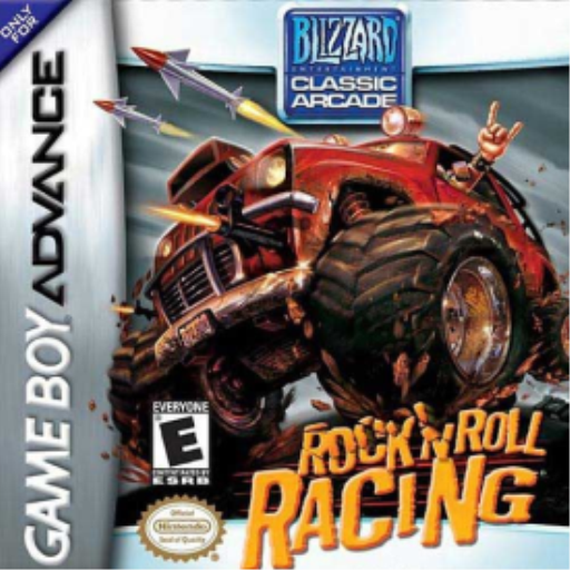 摇滚赛车 Rock n' Roll Racing (GBA) Box Art & Cover