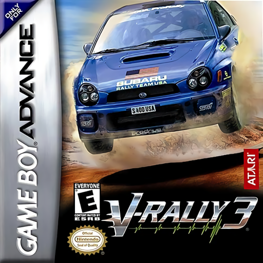V- 3 V-Rally 3 (GBA) Box Art & Cover
