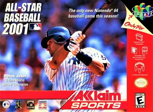 All Star Baseball 2001 (N64) Box Art & Cover