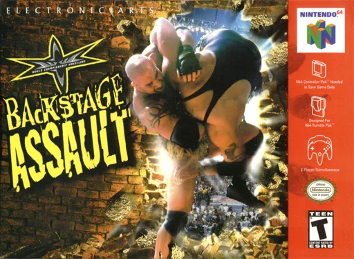 WCW Backstage Wrestling (N64) Box Art & Cover