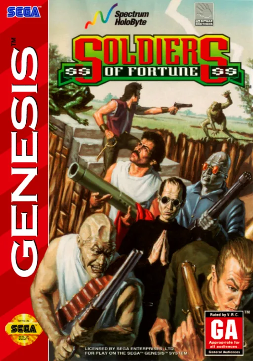 Soldiers of Fortune (MD) Box Art & Cover