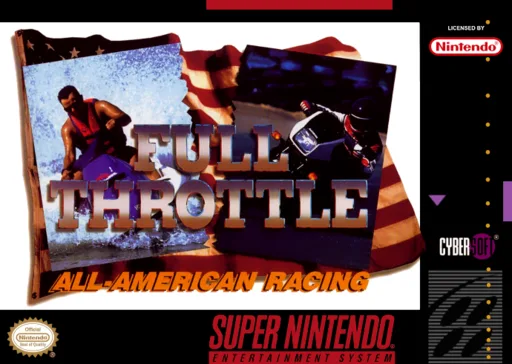 Full Throttle - All-American Racing (SNES) Box Art & Cover