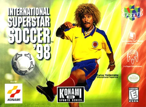 International Superstar Soccer '98 (N64) Box Art & Cover