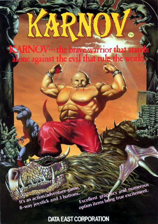 Karnov (Japan) (ARCADE) Box Art & Cover