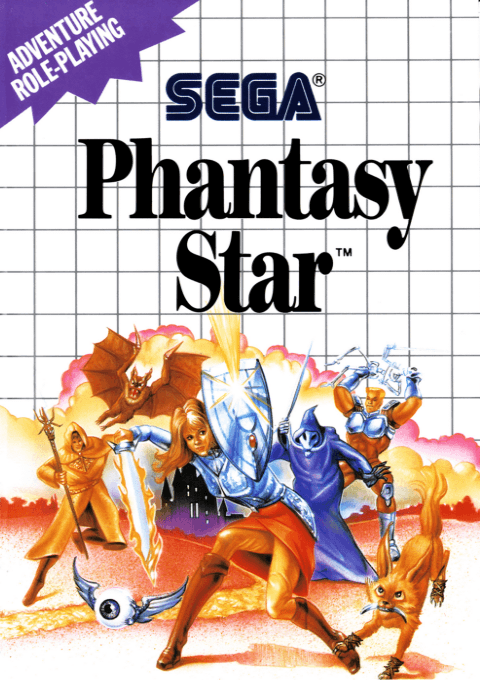 Phantasy Star (SMS) Box Art & Cover